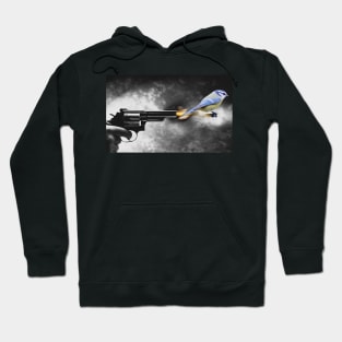 Bird on a bullet Hoodie